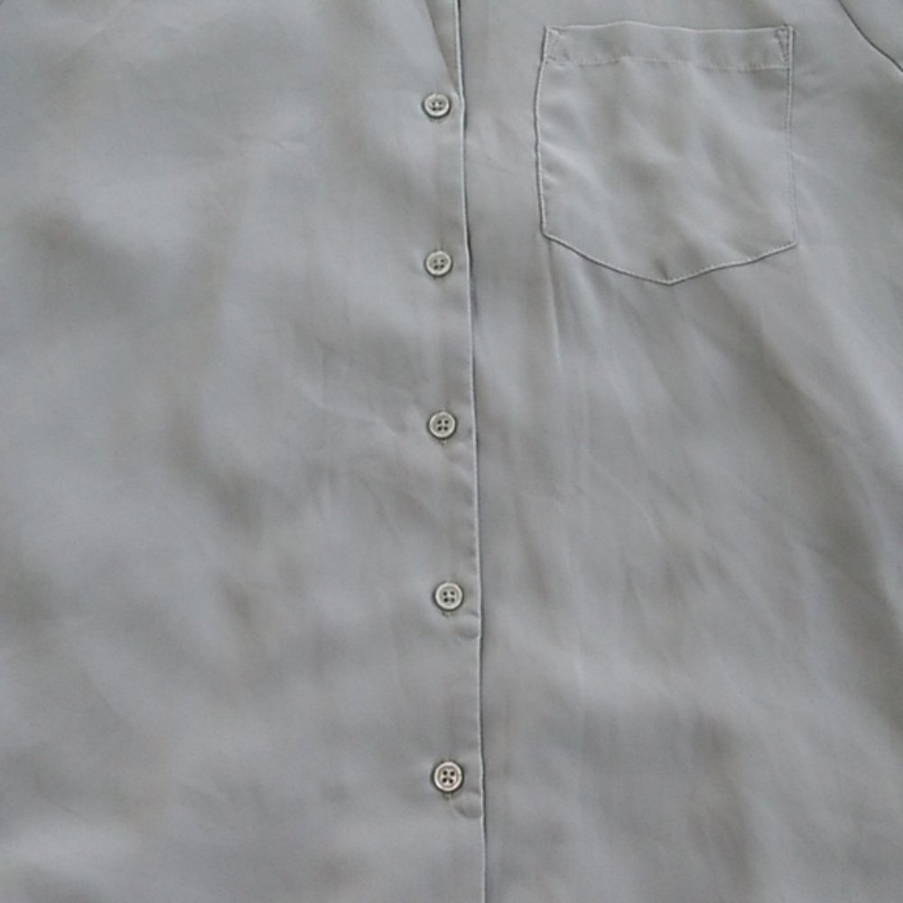 Who What Wear Long Sleeve Button Down Blouse - Picture 9 of 16